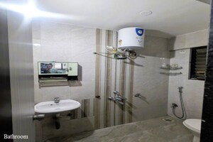 Bathroom in 2 BHK Apartment at VI Lux Residency, Wadgaon Sheri – for Rent