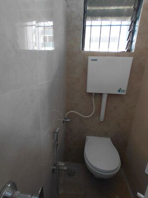 Bathroom in 3 BHK Apartment at Bhakti Niwas CHS Sector 50 Seawoods, Seawoods – for Rent
