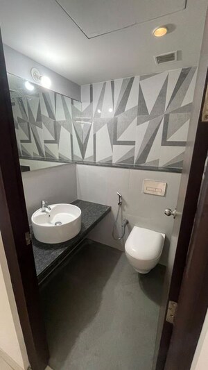 Bathroom in 1 BHK Apartment at Lodha Casa Viva, Majiwada – for Rent