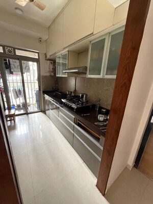 Kitchen in 2 BHK Apartment at K Raheja Heights, Malad East – for Rent