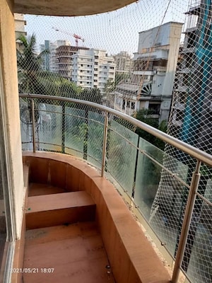 Balcony in 4 BHK Apartment at L Nagpal Bhagwanti Heights, Khar West – for Rent
