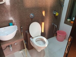 Bathroom in 1 BHK Apartment at Lalani Grandeur, Goregaon East – for Rent