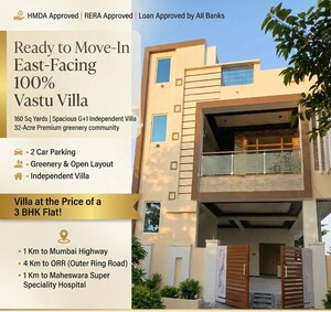  Independent House – Exterior View View at Isnapur - for Sale