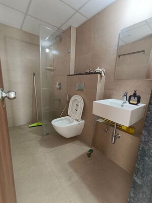Bathroom in 2.5 BHK Apartment at Runwal The Central Park, Chinchwad – for Rent