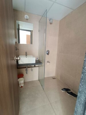 Bathroom in 3 BHK Apartment at Runwal The Central Park, Chinchwad – for Rent