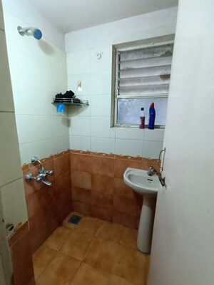 Bathroom in 2 BHK Apartment at Siddhivinayak Shubhashree Residential, Akurdi – for Rent
