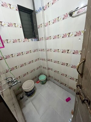 Bathroom in 1 BHK Apartment at Janwadi – for Rent