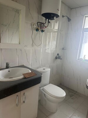 Bathroom in 3 BHK Apartment at Nimbus The Golden Palm, Sector 168 – for Rent