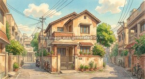  Independent House – Exterior View View at Nagarjuna Colony - for Sale