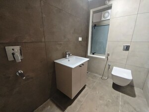 Bathroom in 3 BHK Apartment at Hallmark Treasor, Narsingi – for Rent