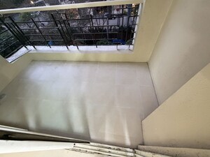 Balcony in 3 BHK Apartment at Vasant Vihar – for Rent