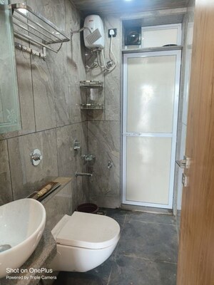 Bathroom in 2 BHK Apartment at Sector 11 Ghansoli – for Rent