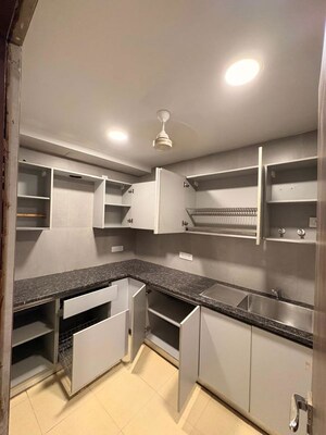 Kitchen in 3 BHK Builder Floor at Greater Kailash I – for Rent