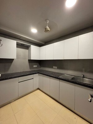 Kitchen in 3 BHK Builder Floor at Greater Kailash I – for Rent