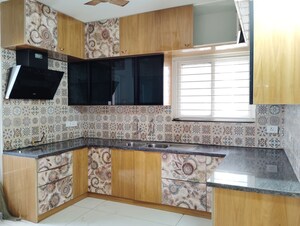 Kitchen in 3 BHK Apartment at Aparna Luxor Park, Kondapur – for Rent