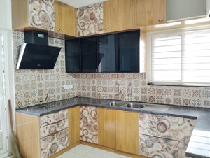 Kitchen in 3 BHK Apartment at Aparna Luxor Park, Kondapur – for Rent