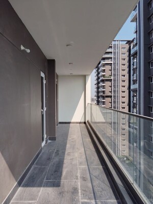 Balcony in 3 BHK Apartment at Aparna Luxor Park, Kondapur – for Rent