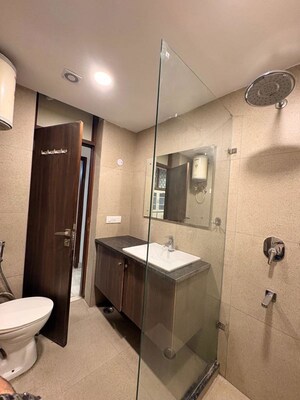 Bathroom in 3 BHK Builder Floor at Greater Kailash I – for Rent