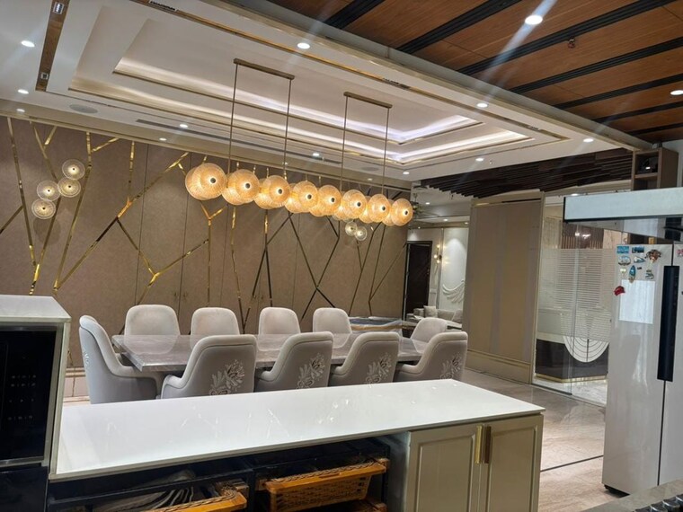 Kitchen, mahagun-moderne 5 Bedroom 5600 Sq.Ft. Apartment In Sector 78 Noida 10748334