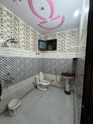 Bathroom in 3 BHK Builder Floor at Kailash Puram, Sadarpur – for Rent