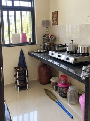 Kitchen in 2 BHK Apartment at Rustomjee Avenue D1, Virar West – for Rent