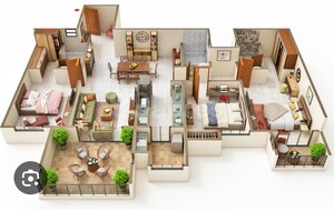 Floor Plan in 3 BHK Apartment at Assetz Zen And Sato, Yelahanka – for Sale
