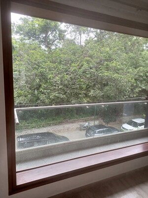 Balcony in 3 BHK Builder Floor at Defence Colony – for Rent