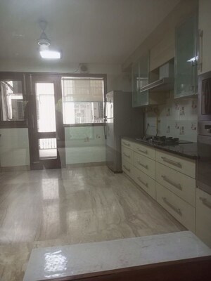 Kitchen in 3 BHK Builder Floor at Defence Colony – for Rent