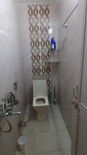 Bathroom in 2 BHK Builder Floor at Lajpat Nagar – for Rent