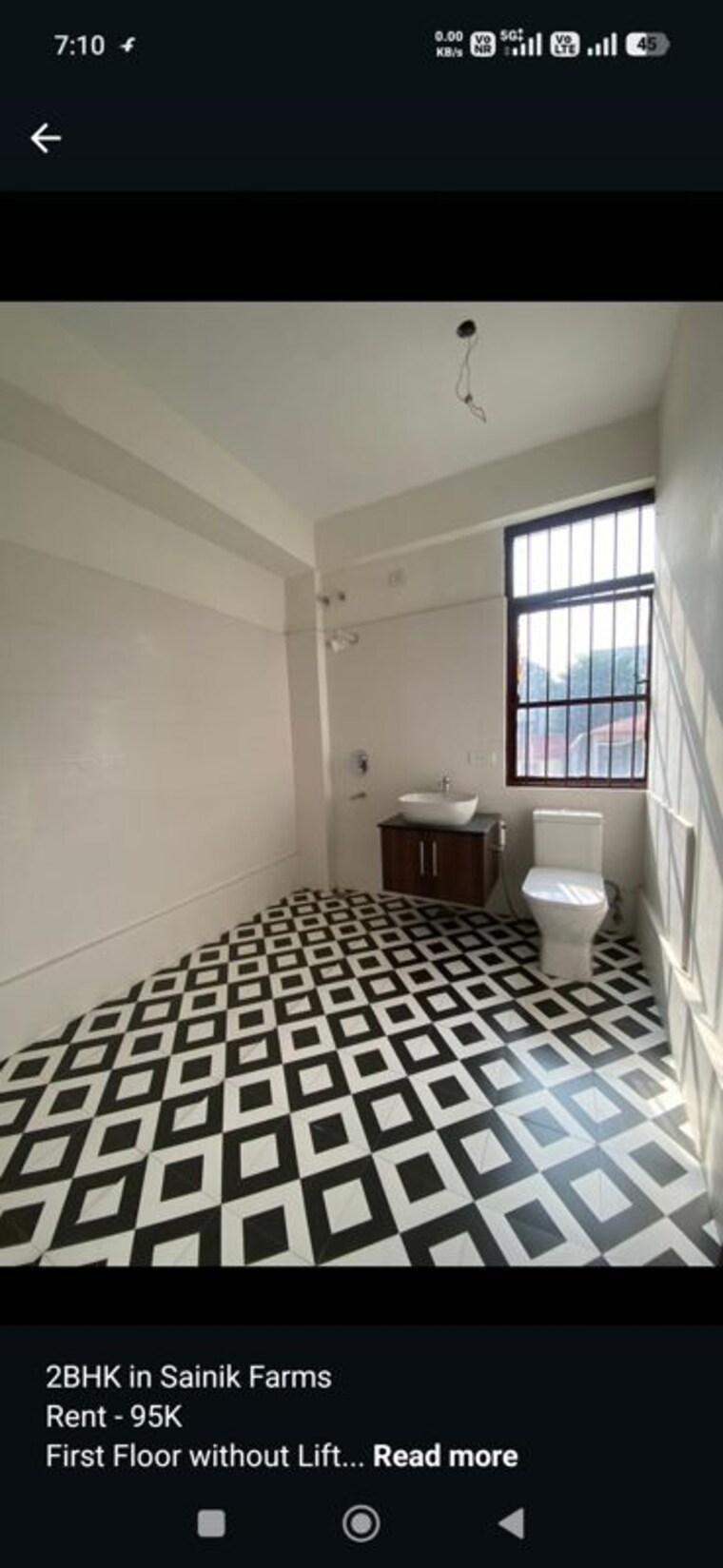Balcony, shivalik colony 3.5 Bedroom 200 Sq.Yd. Builder Floor In Shivalik Colony Delhi 10748703