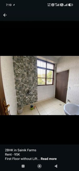 Bedroom in 3.5 BHK Builder Floor at Shivalik Colony – for Rent