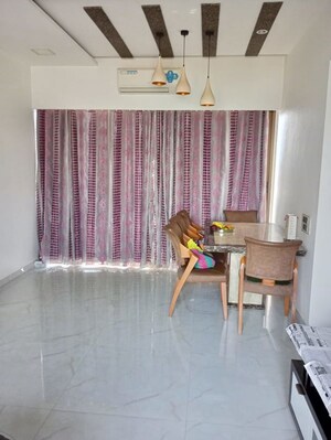 Living Room in 3 BHK Apartment at Runwal Anthurium, Mulund West – for Rent