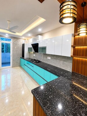 Kitchen in 5 BHK Builder Floor at Sushant Lok I – for Rent