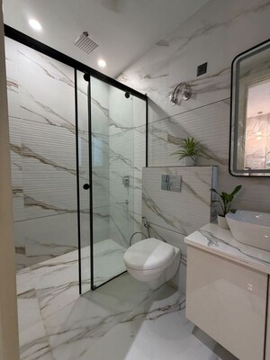 Bathroom in 4 BHK Builder Floor at Anant Raj The Estate Residences, Sector 63a – for Sale