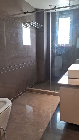 Bathroom in 4 BHK Builder Floor at Chirag Enclave – for Rent