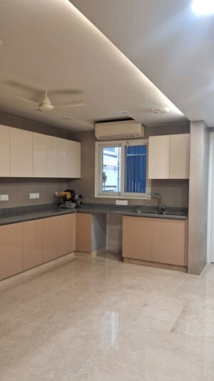Kitchen in 4 BHK Builder Floor at Chirag Enclave – for Rent