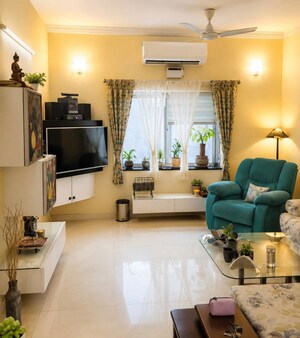 Living Room in 3 BHK Apartment at Vamsiram Jyothi Lotus, Banjara Hills – for Rent