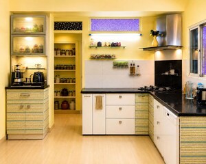 Kitchen in 3 BHK Apartment at Vamsiram Jyothi Lotus, Banjara Hills – for Rent