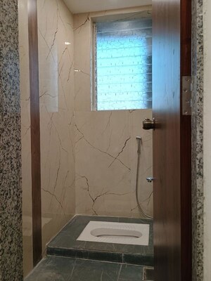 Bathroom in 1 BHK Apartment at Ghansoli Sector 1 – for Rent