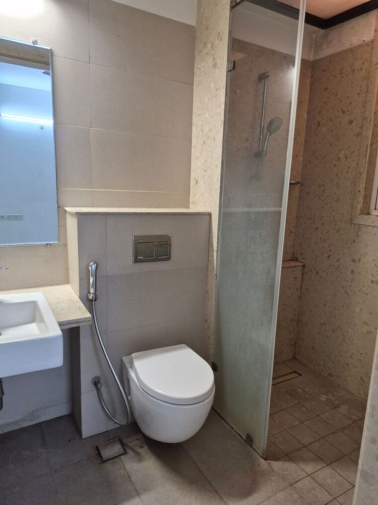 Bathroom, kundan-spaces-emirus 3 Bedroom 1650 Sq.Ft. Apartment In Baner Pune 10690700
