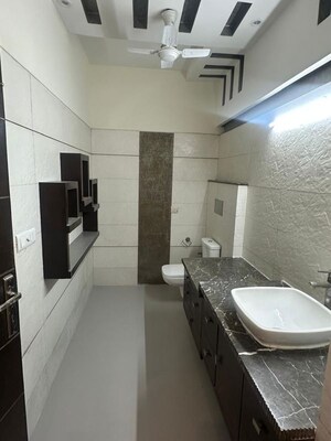Bathroom in 4 BHK Builder Floor at Panchsheel Park – for Rent
