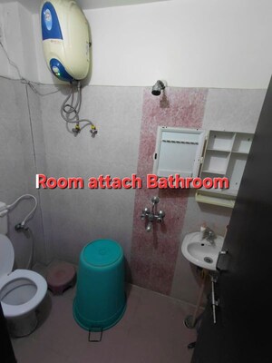 Bathroom in 3 BHK Apartment at Hinoo – for Rent