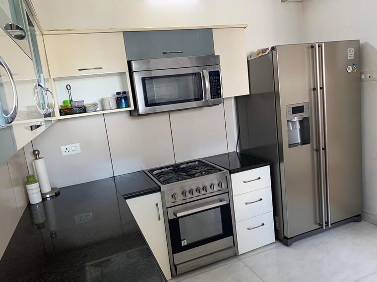 Kitchen, marvel-enigma 3 Bedroom 2000 Sq.Ft. Penthouse In Kharadi Pune 10748972