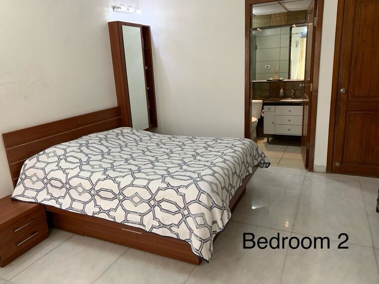 Bedroom, marvel-enigma 3 Bedroom 2000 Sq.Ft. Penthouse In Kharadi Pune 10748972