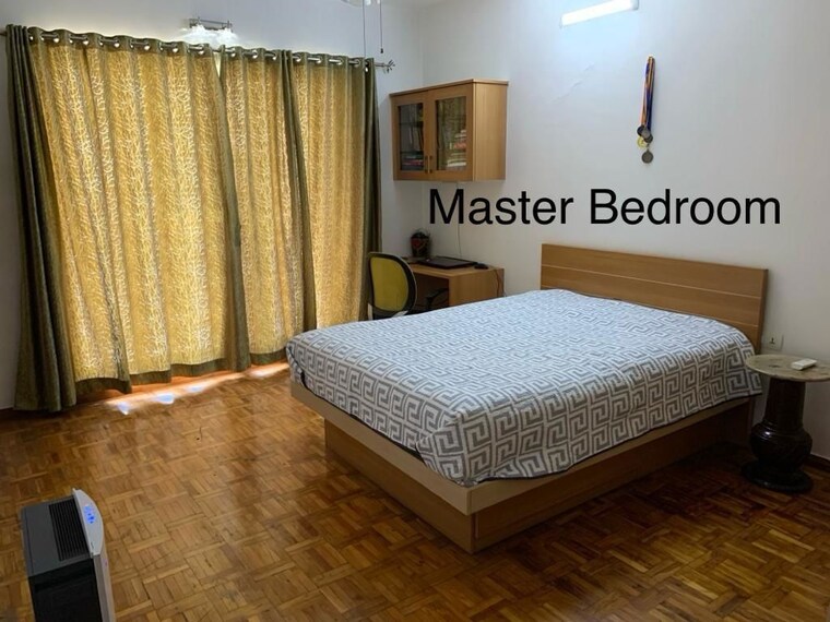 Bedroom, marvel-enigma 3 Bedroom 2000 Sq.Ft. Penthouse In Kharadi Pune 10748972
