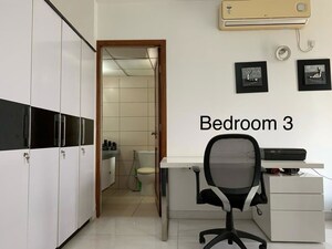 Bathroom in 3 BHK Penthouse at Marvel Enigma, Kharadi – for Rent