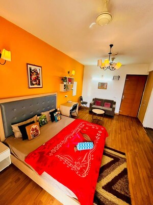 Bedroom in 1 RK Apartment at Nimbus The Golden Palm, Sector 168 – for Rent