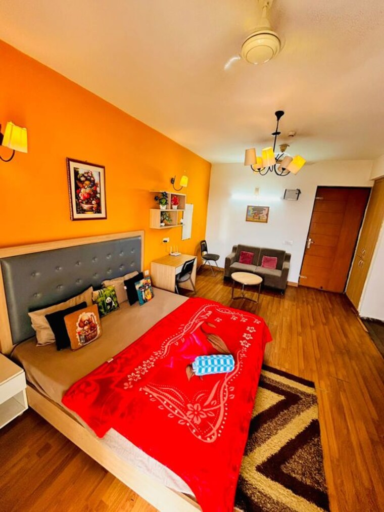 Bedroom, nimbus-the-golden-palm 1 RK 506 Sq.Ft. Apartment In Sector 168 Noida 10748982