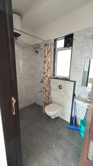 Bathroom in 2 BHK Apartment at VTP HiLife, Wakad – for Rent