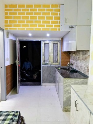 Kitchen in 1 RK Apartment at Sector 16b Dwarka – for Rent
